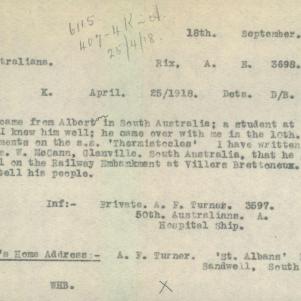 Soldier packet page