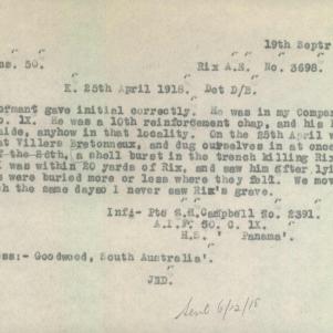 Soldier packet page
