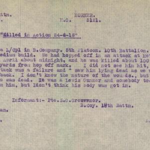 Soldier packet page