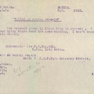 Soldier packet page