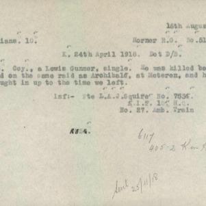 Soldier packet page