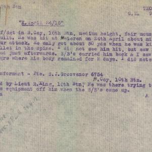 Soldier packet page