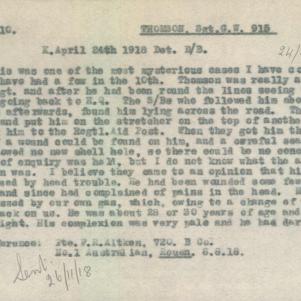 Soldier packet page
