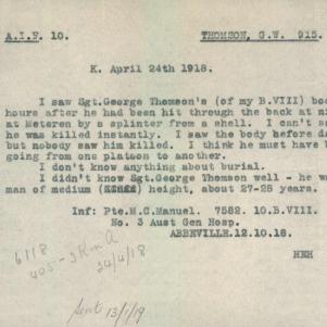 Soldier packet page