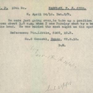 Soldier packet page