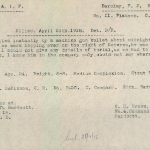 Soldier packet page