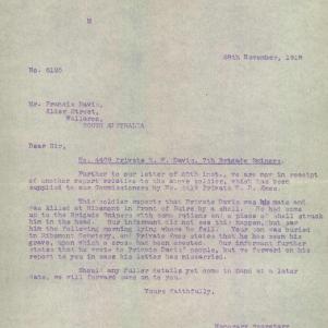 Soldier packet page
