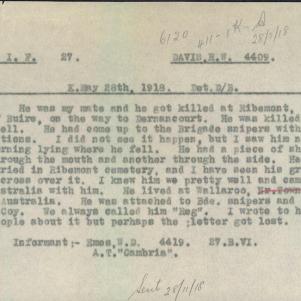 Soldier packet page