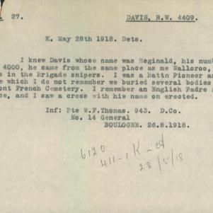 Soldier packet page