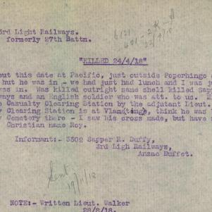 Soldier packet page