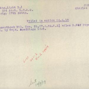 Soldier packet page
