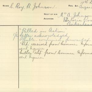 Soldier packet page