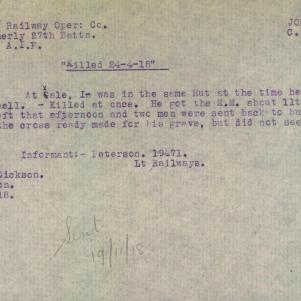Soldier packet page