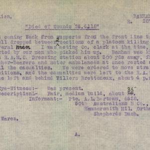Soldier packet page