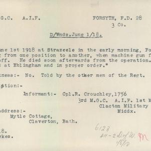 Soldier packet page