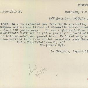 Soldier packet page