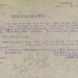 Soldier packet page