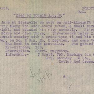 Soldier packet page