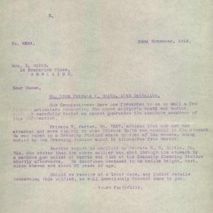Soldier packet page