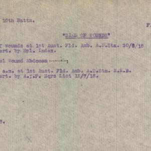 Soldier packet page