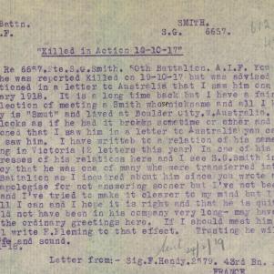 Soldier packet page