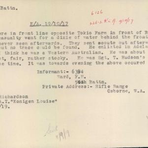 Soldier packet page