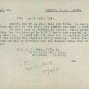 Soldier packet page