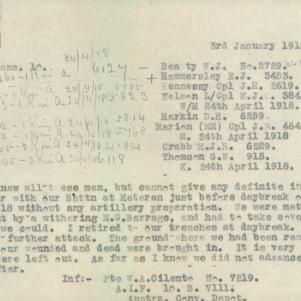 Soldier packet page