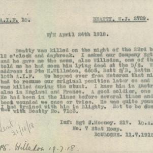 Soldier packet page