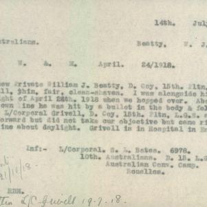 Soldier packet page