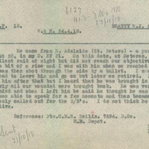 Soldier packet page