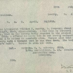 Soldier packet page