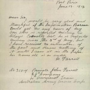 Soldier packet page