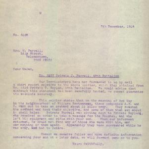 Soldier packet page