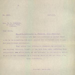 Soldier packet page