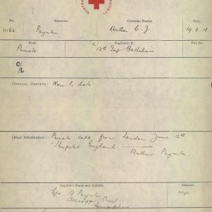 Soldier packet page