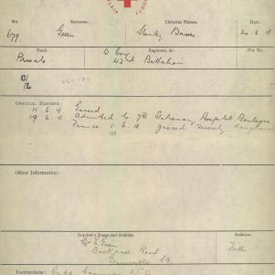 Soldier packet page