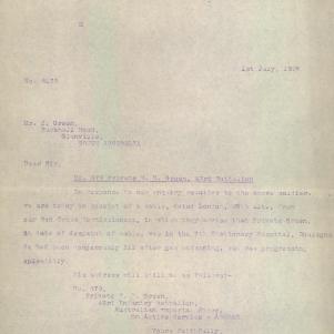 Soldier packet page