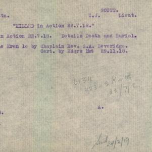 Soldier packet page