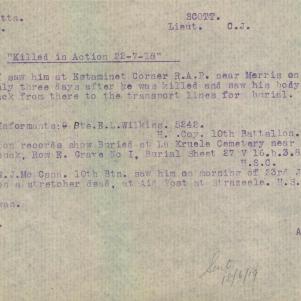 Soldier packet page