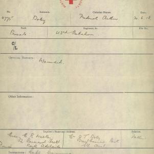 Soldier packet page