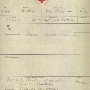 Soldier packet page
