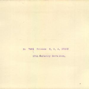 Soldier packet page