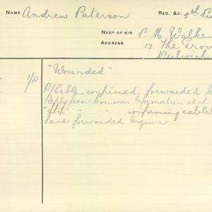 Soldier packet page