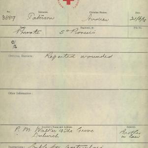Soldier packet page
