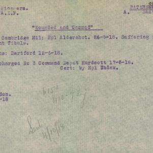 Soldier packet page