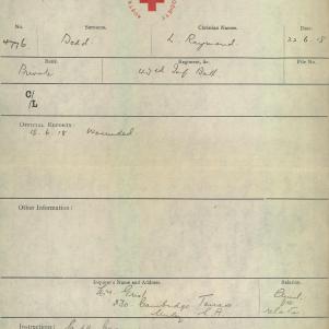 Soldier packet page