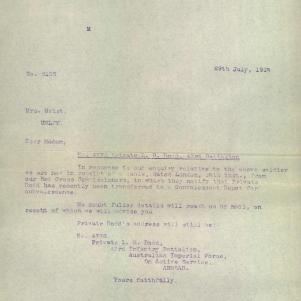 Soldier packet page