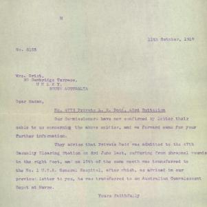 Soldier packet page