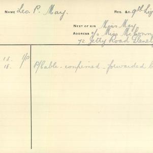 Soldier packet page